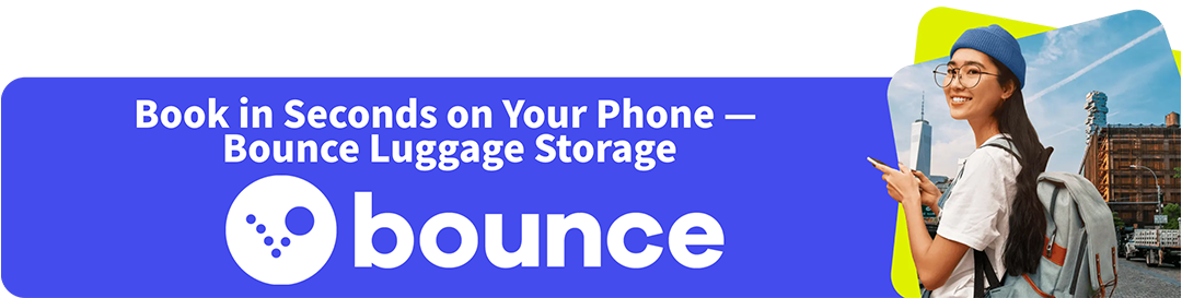 空きスペースを利用した手荷物預かりサービス bounce