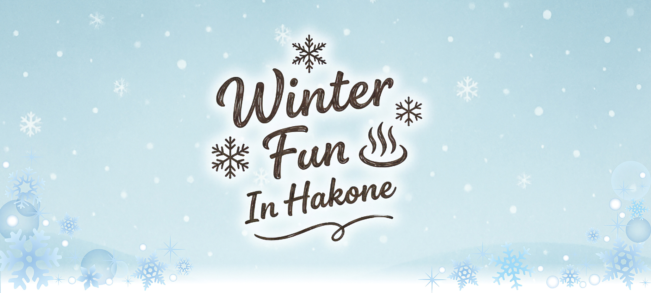 WINTER FAN IN HAKONE