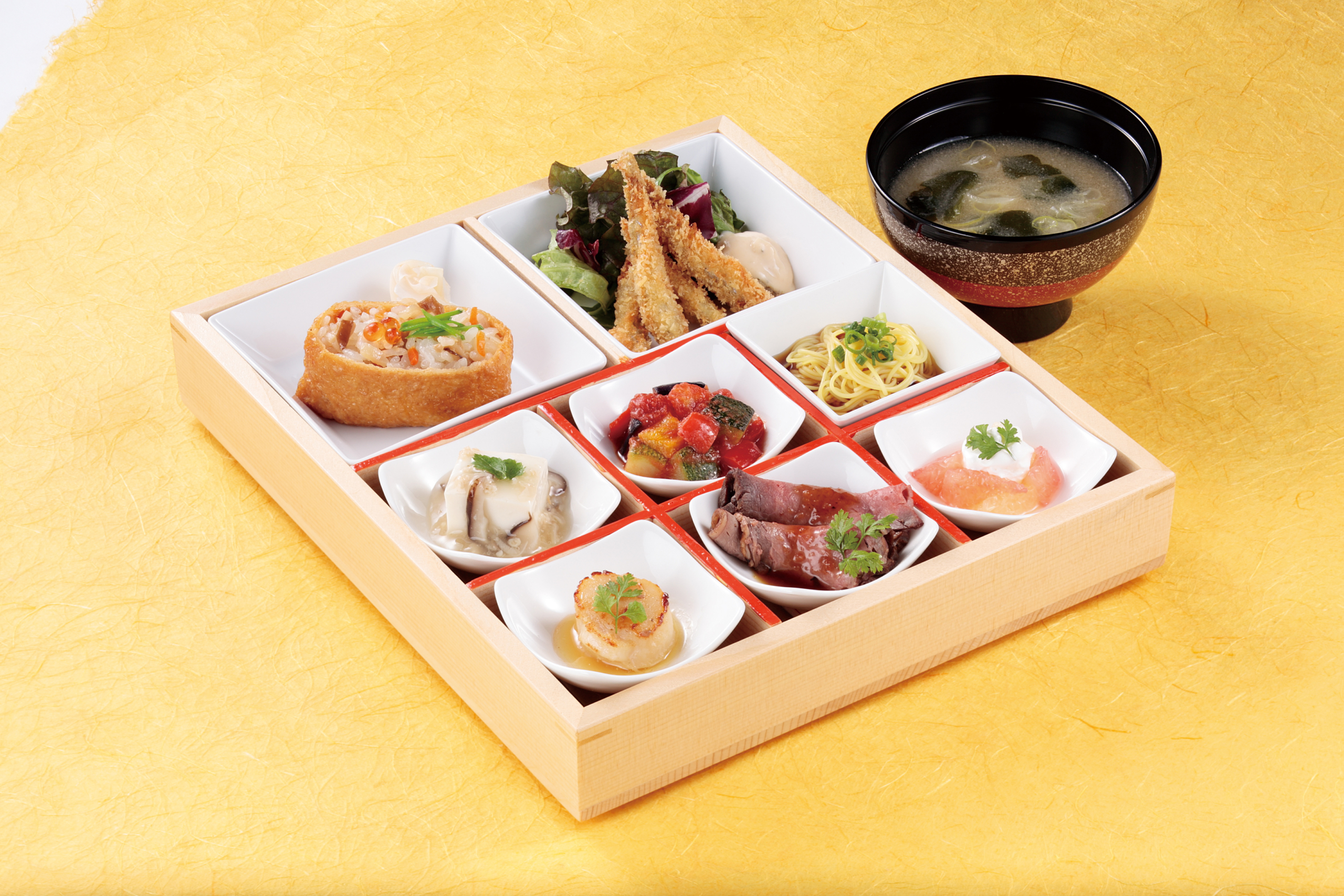 Ashinoko chaya food Soba noodle topped with soy milk skins