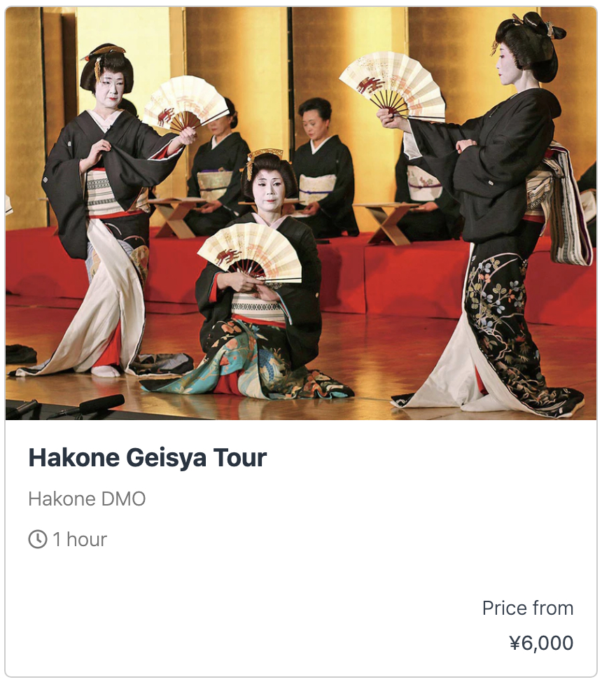 hakone geisha tour